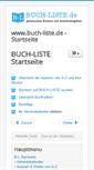 Mobile Screenshot of buch-liste.de