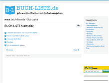 Tablet Screenshot of buch-liste.de